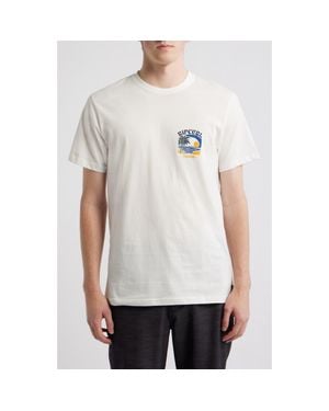 Rip Curl Matisse Desto Cotton Graphic T-Shirt - White