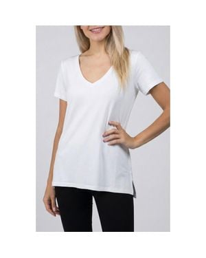 Apny V-Neck T-Shirt - White