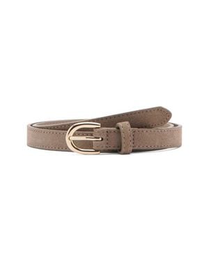 Mango Skinny Suede Belt - Multicolor