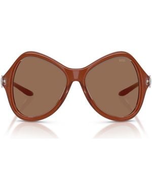DIESEL Dl3010U 53Mm Cat Eye Sunglasses - Brown