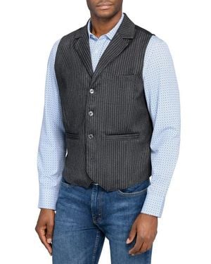 Con.struct Solid Tailored Vest - Blue