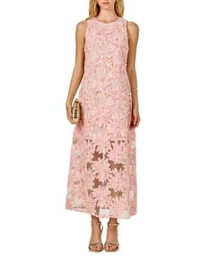 Endless Rose Texture Sleeveless Maxi Dress - Pink