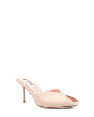 Zigi Birdey Peep Toe Mule - Pink