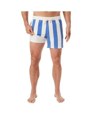 Fair Harbor The Bungalow Water Repellent Swim Trunks - Blue