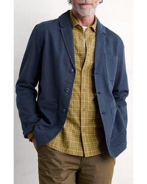 Seasalt Cornwall Tollgate Linen & Organic Cotton Blazer - Blue