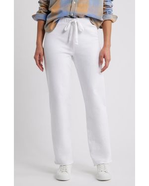 Frank & Eileen Catherine Tie Waist Sweatpants - White