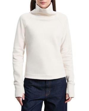 MARCELLA Washington Mock Neck Sweatshirt - White