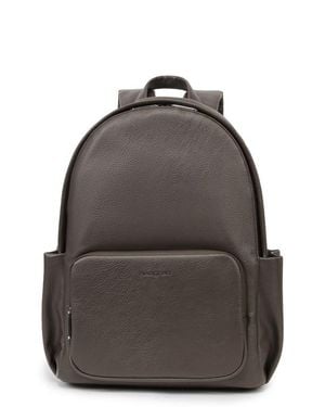 Hedgren Nostos Faux Leather Adult Backpack - Gray