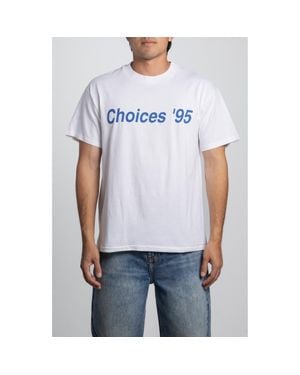 Elwood Vintage Choices '95 Graphic T-Shirt - White