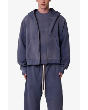 MNML Cotton Hoodie - Blue