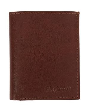 Barbour Small Colwell Rfid Leather Bifold Wallet - Brown