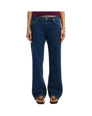 Cotton On Low Rise Straight Leg Jeans - Blue