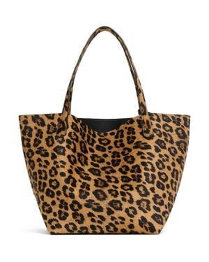 Mansur Gavriel Everyday Soft Calf Hair Tote - Brown