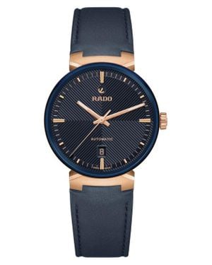 Rado Florence Automatic Leather Strap Watch, 39Mm - Blue
