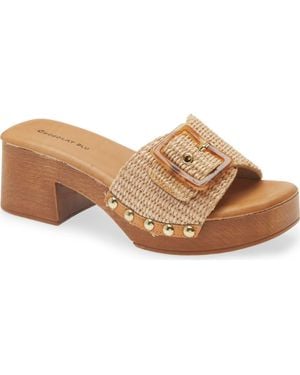 Chocolat Blu Lari Platform Sandal - Brown