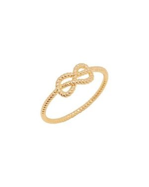 Brook and York Crew Ring - White
