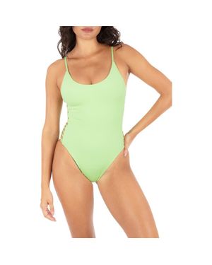 Hurley Strappy One-Piece Swimsuit - Green