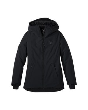 Outdoor Research Snowcrew Hooded Waterproof Jacket - Black