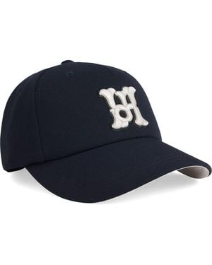 Hudson Jeans Embroidered Logo Baseball Cap - Blue