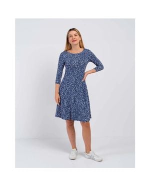 Kettlewell Isla 3/4 Sleeve Dress - Blue