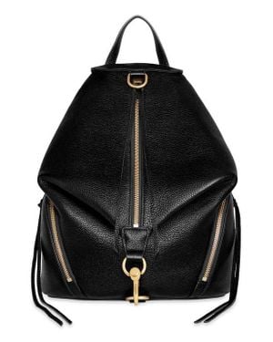 Rebecca Minkoff Julian Leather Backpack - Black
