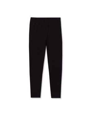 Lands' End Girls Plus Tough Cotton Legging - Black