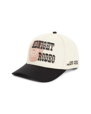 MIDNIGHT RODEO Whiskey Snapback Baseball Cap - White