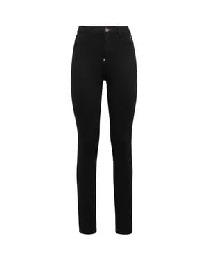 Philipp Plein High Waist Jeggins - Black