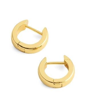 Madewell Classic Huggie Hoop Earrings - Metallic
