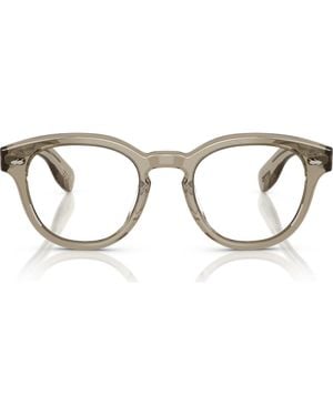 Oliver Peoples 50Mm Pillow Optical Glasses - Brown