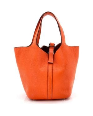 81034712 Picotin Bag Clemence Pm - Orange