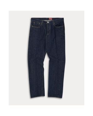 Fortela Johnjap Japan Selvedge 5 Pocket Regular Fit Denim Pants - Blue