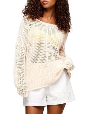 nuuds Summer Breeze Open Stitch Sweater - Natural