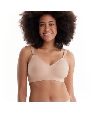 Momcozy Yn21 Maternity Nursing Bra - Natural