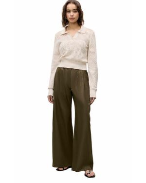 Rebecca Taylor Fern Knit Sweater - Natural