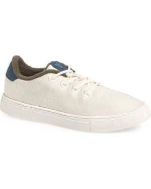 YY Nation Cirro Wool Blend Water Resistant Low Top Sneaker - White