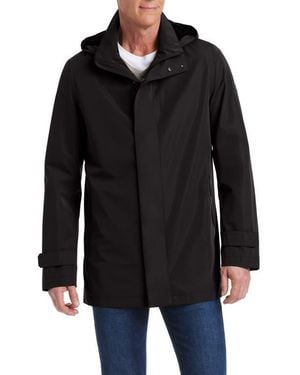 Vince Camuto Raintek Hooded Jacket - Black