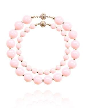 Saule Label Siena Duo Necklace - Pink