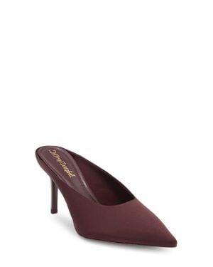 Jeffrey Campbell Ecoute Pointed Toe Mule - Purple