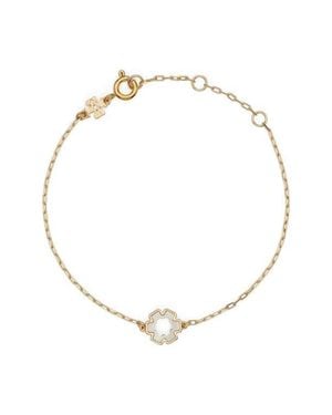 Tory Burch Forget Me Not Hex Bracelet - White