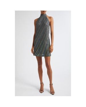 Missoni Sequin Embellished Halter Minidress - Green