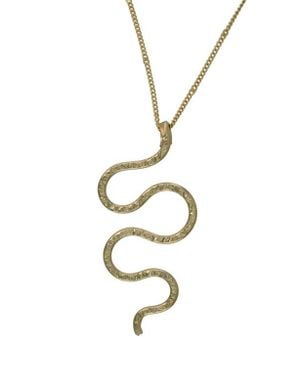 ALBISIA Serpent Necklace - Metallic