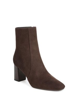 Veronica Beard Cassina Block Heel Bootie - Brown
