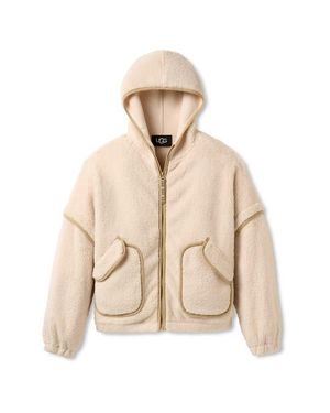 UGG Mariella Uggfluff Zip Hoodie - Natural