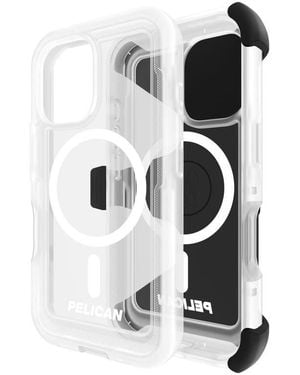 Pelican Voyager Magsafe Case With Holster For Apple - White