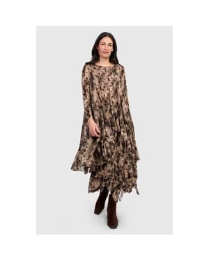 Alembika Frond Mesh Tunic - Brown