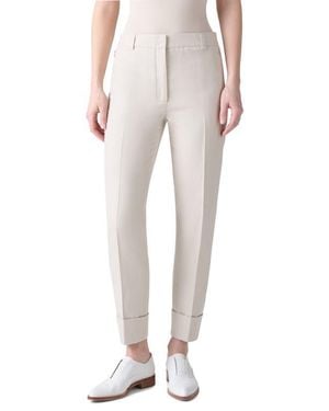 Akris Maxima Cotton & Silk Blend Ankle Pants - Multicolor