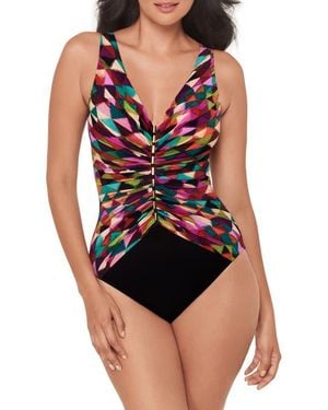 Miraclesuit Farfalle Charmer One Piece Swimsuit - Black