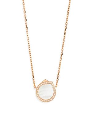 Repossi Antifer Diamond Pavé & Pendant Necklace - White