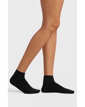 Commando Ultimate Assorted 3-Pack Opaque Quarter Socks - White